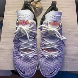 Nike Lebron 18 low Graffiti Blue multi-color men size 10